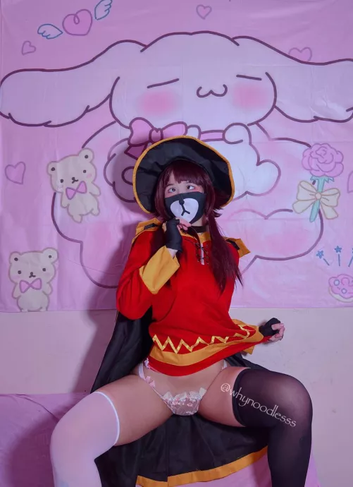 I think Kazuma used a new spell on me