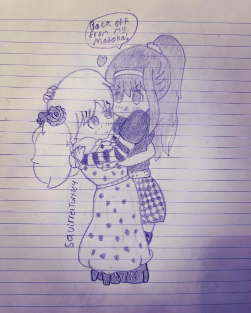 Madoka and Homura on a date [Puella Magi Madoka Magica] ❀(*´◡`*)❀