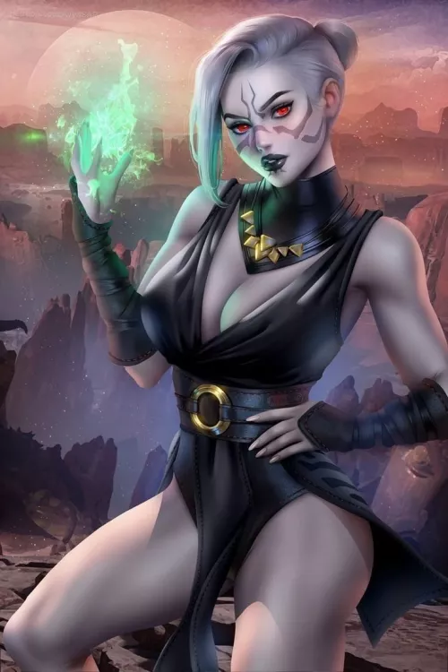 Merrin in a black dress (ayyasap)