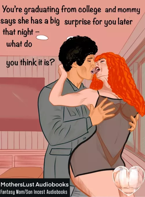 [Mother/Son Incest Art] Mommy's Special Graduation Present [18+]