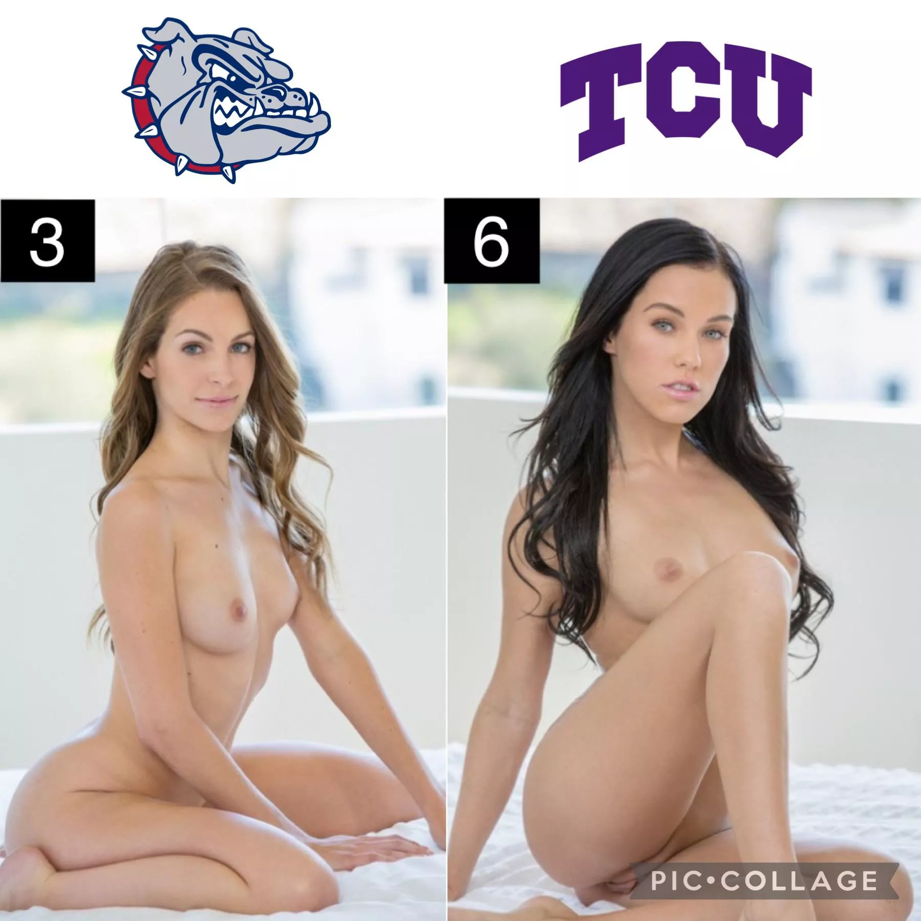 Pornstar March Madness: Final matchup of the Second Round [Kimmy Granger] vs [Megan Rain]