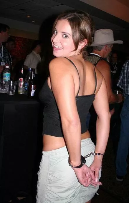 She loves to be handcuffed