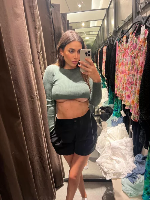 Should I get the top or is it showing too much