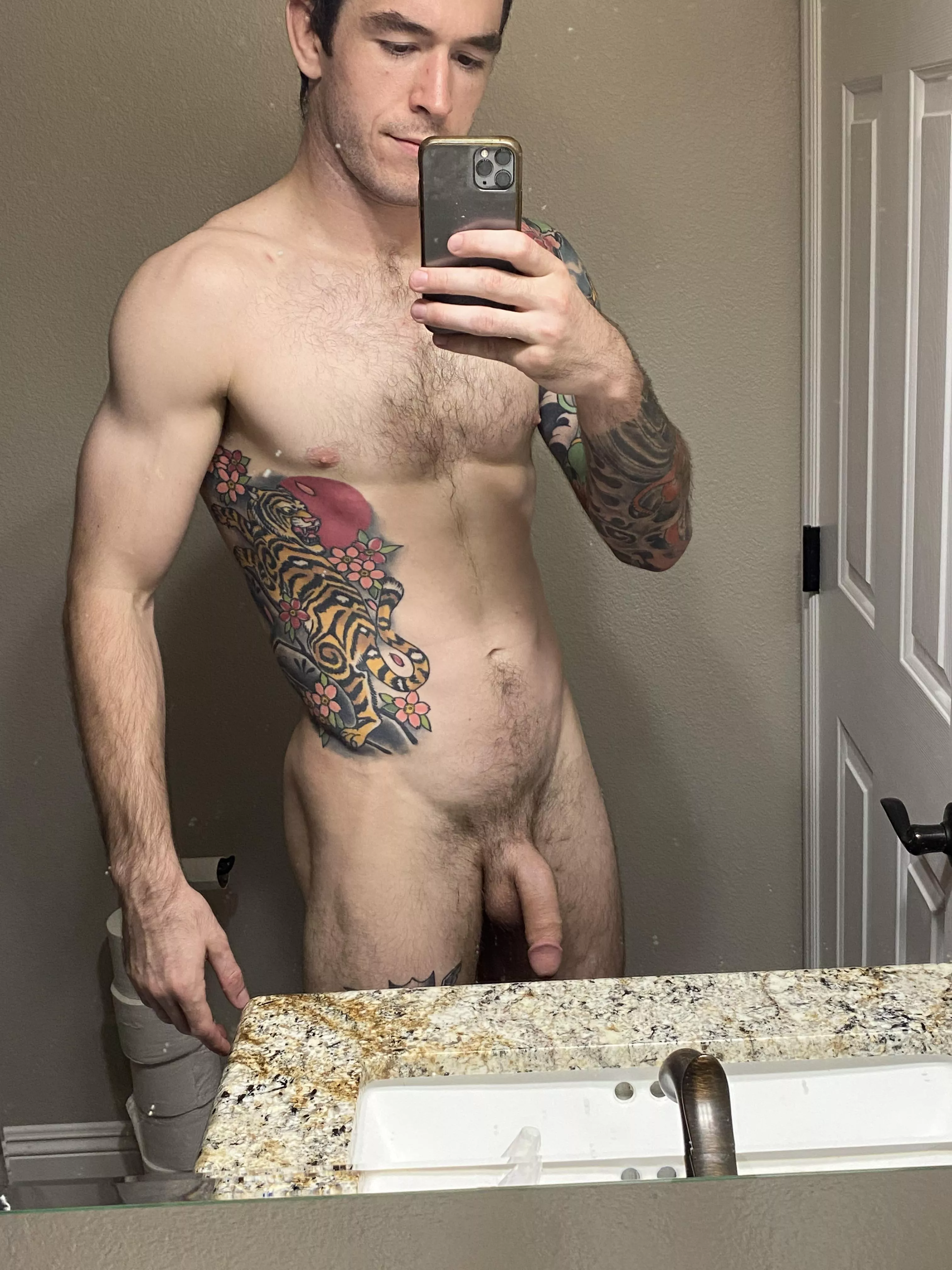 Softie picture showing of the ribs tattoo