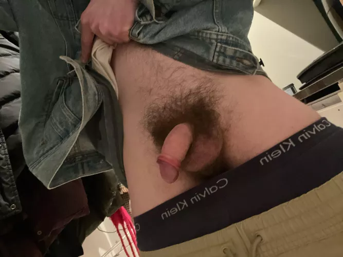 Someone want to play with my soft cock 😏