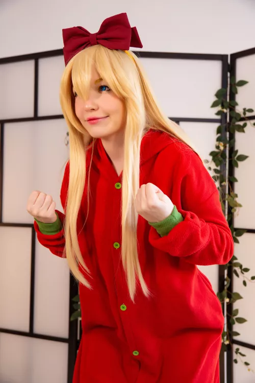 The strongest Tomato for your April fools Kyoko cosplay by Murrning_Glow