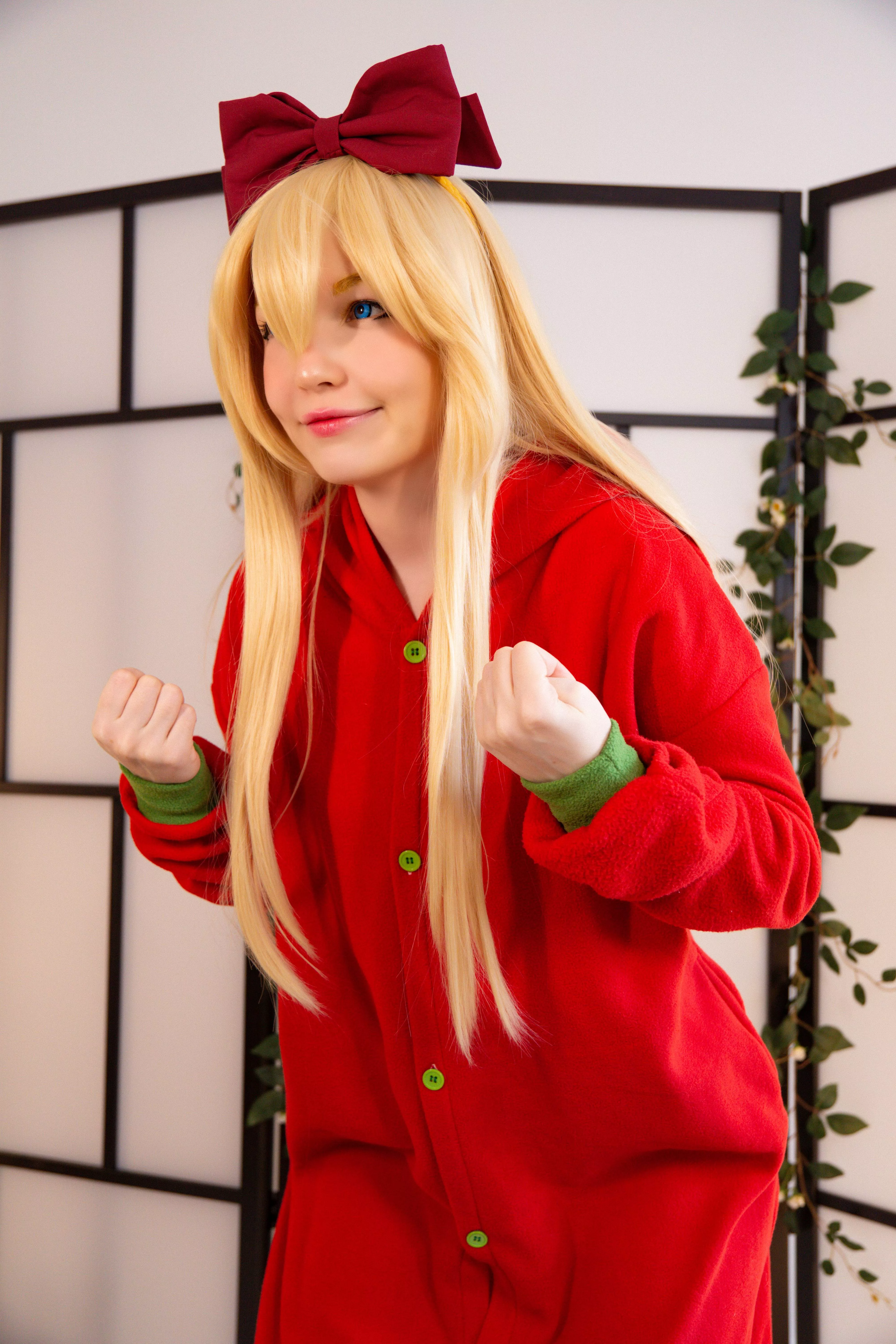 The strongest Tomato for your April fools Kyoko cosplay by Murrning_Glow