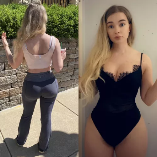 Yoga pants on or off?