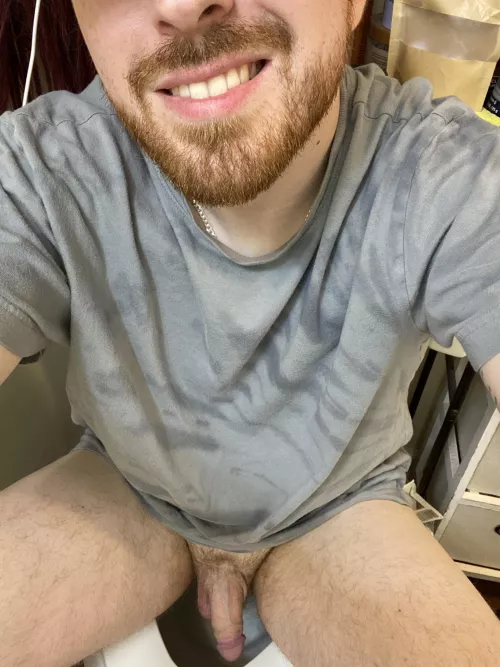 You walked in on me in the bathroom, what’s your next move?