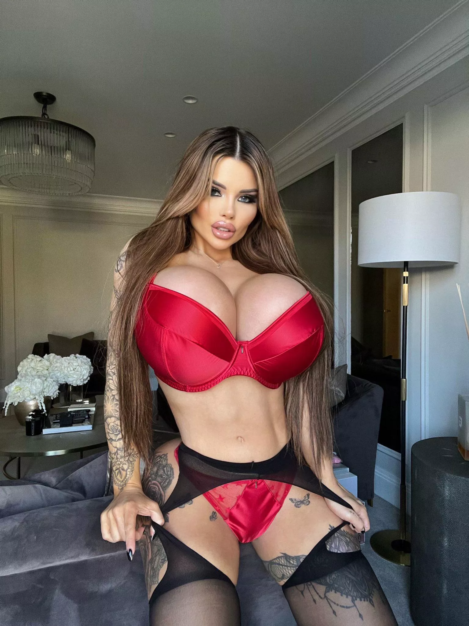 2500cc boobs - Paige British