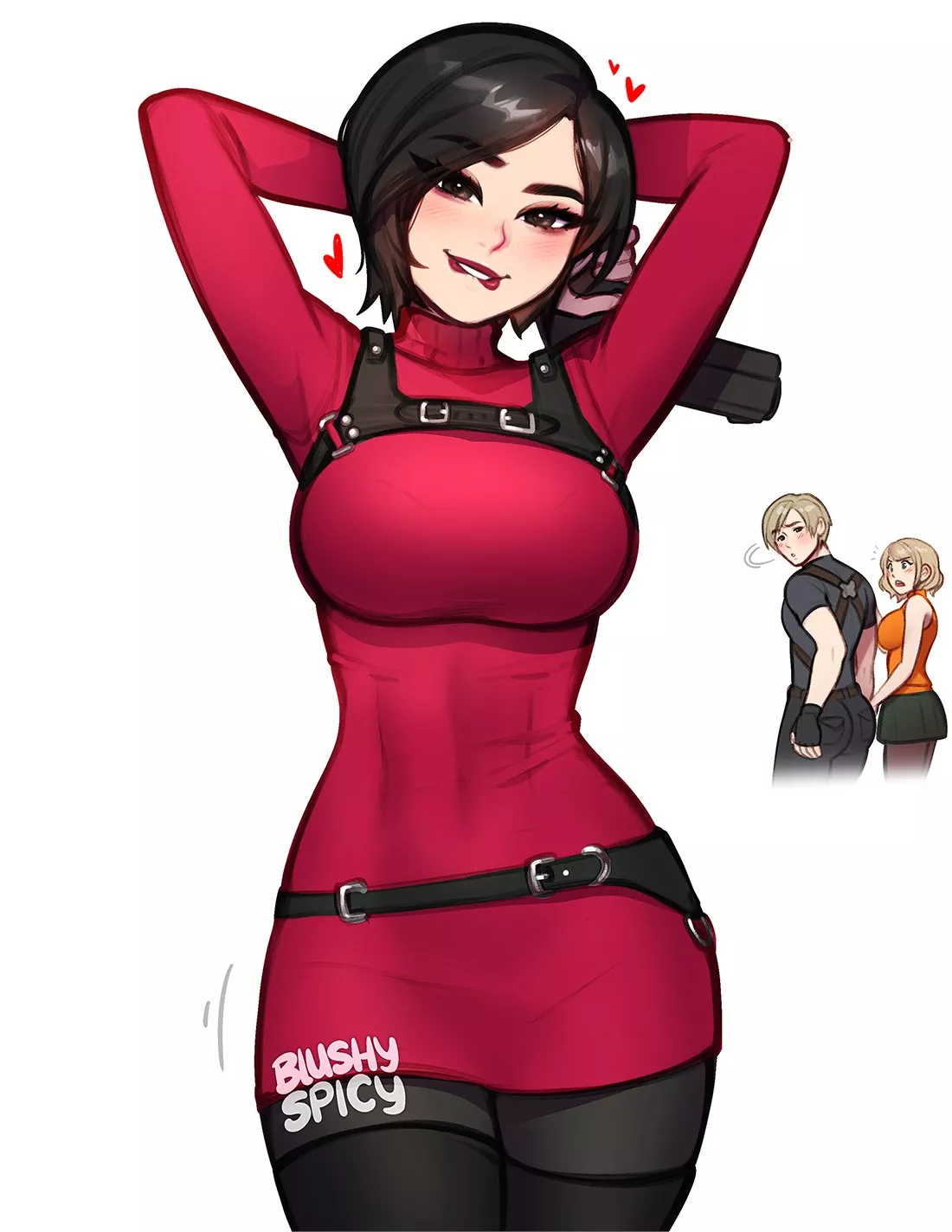Ada Wong, Leon & Ashley(BlushySpicy)[Resident Evil]
