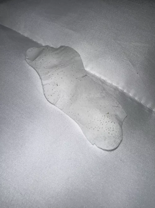 After I took this pore strip off my brother's nose he said, 