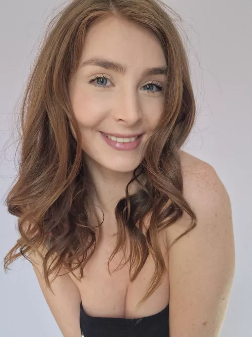 Cleavage, smile and ofcourse lots of freckles on my shoulders!