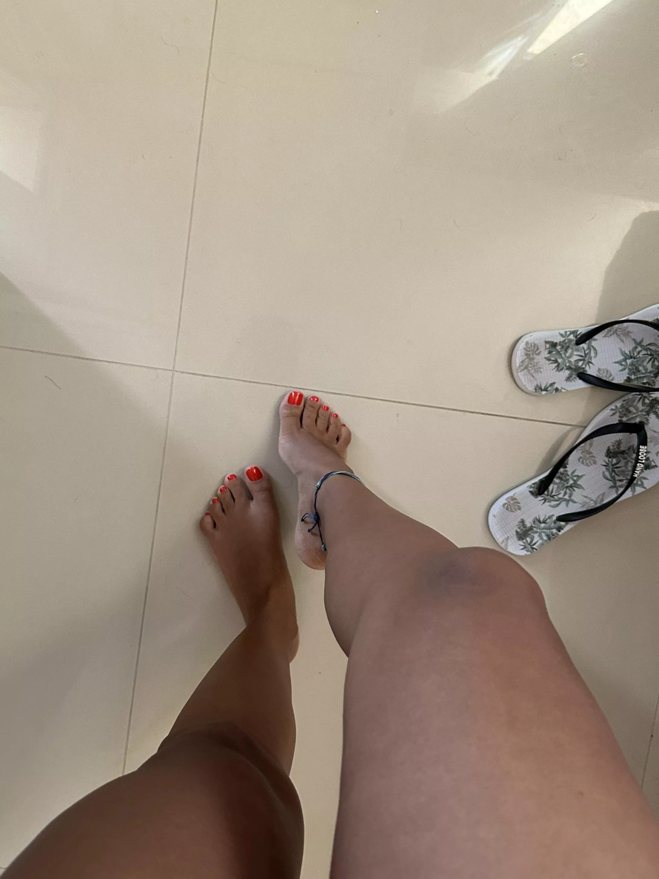 Do you still love my toes painted red?