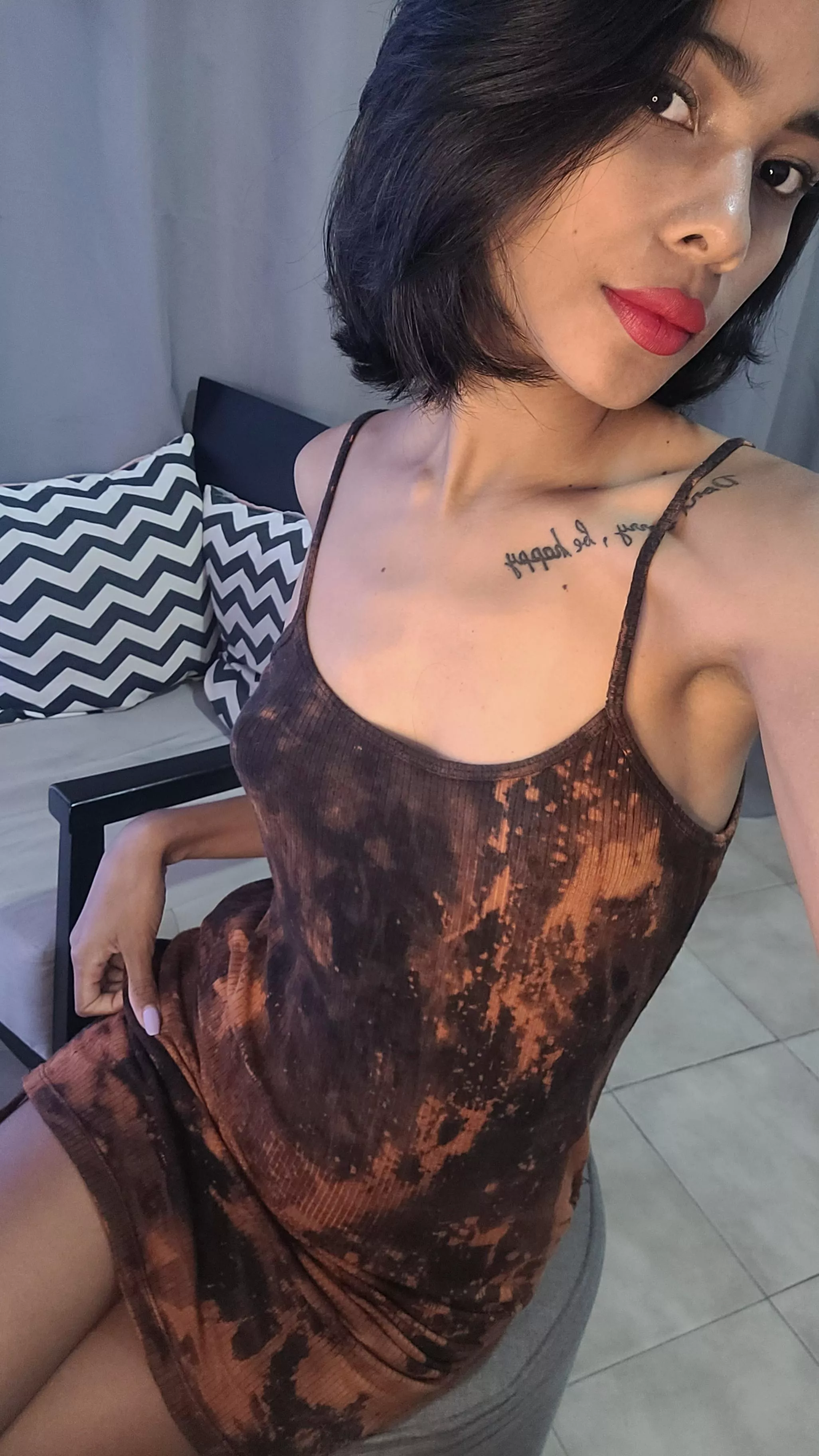 [F] I enjoy going to sleep in comfortable dresses