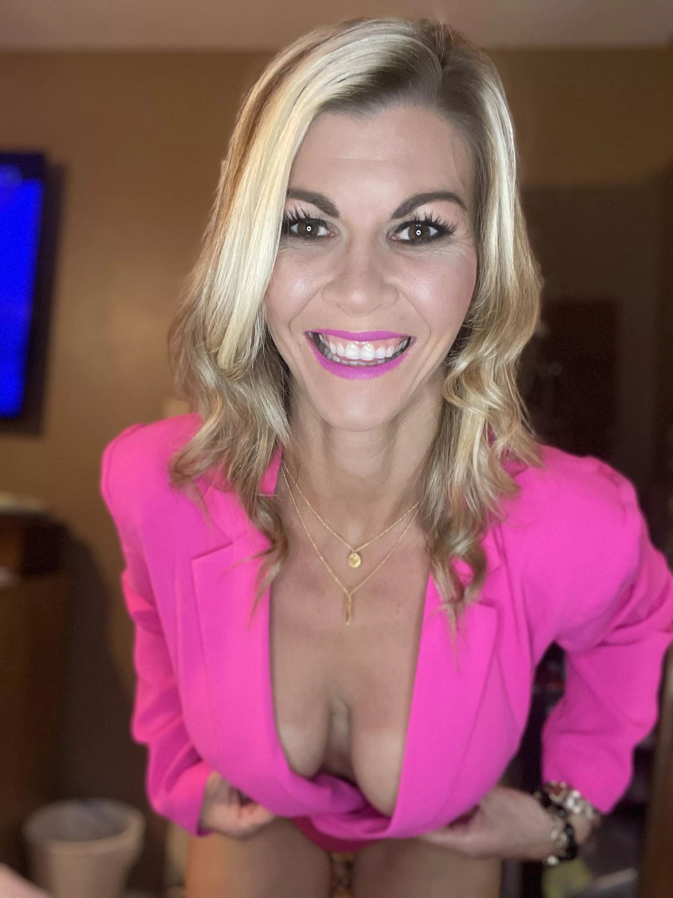 Fake tits with a real smile!