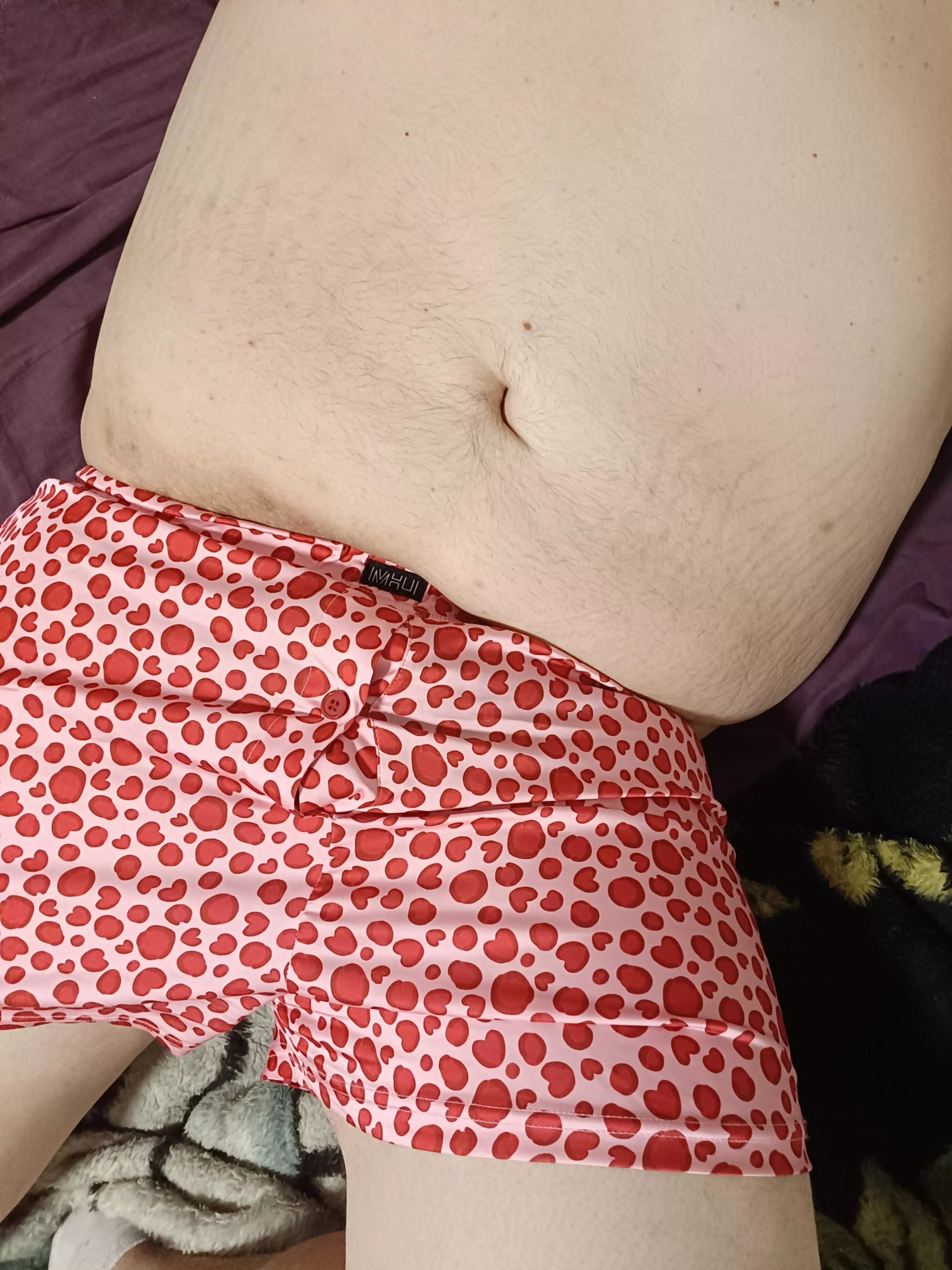 Feeling lovely in my new satin