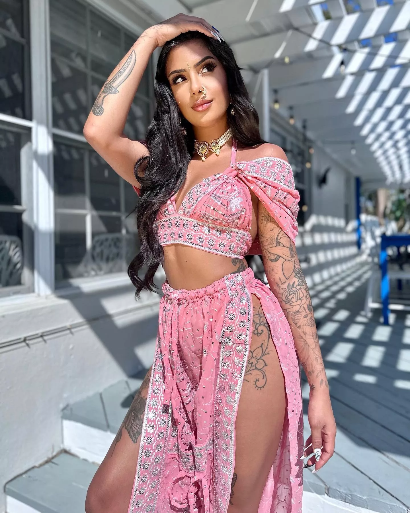 Felt like an Indian princess in this fit. 💕