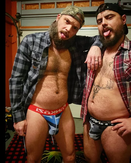 Getting tired and sweaty in the garage