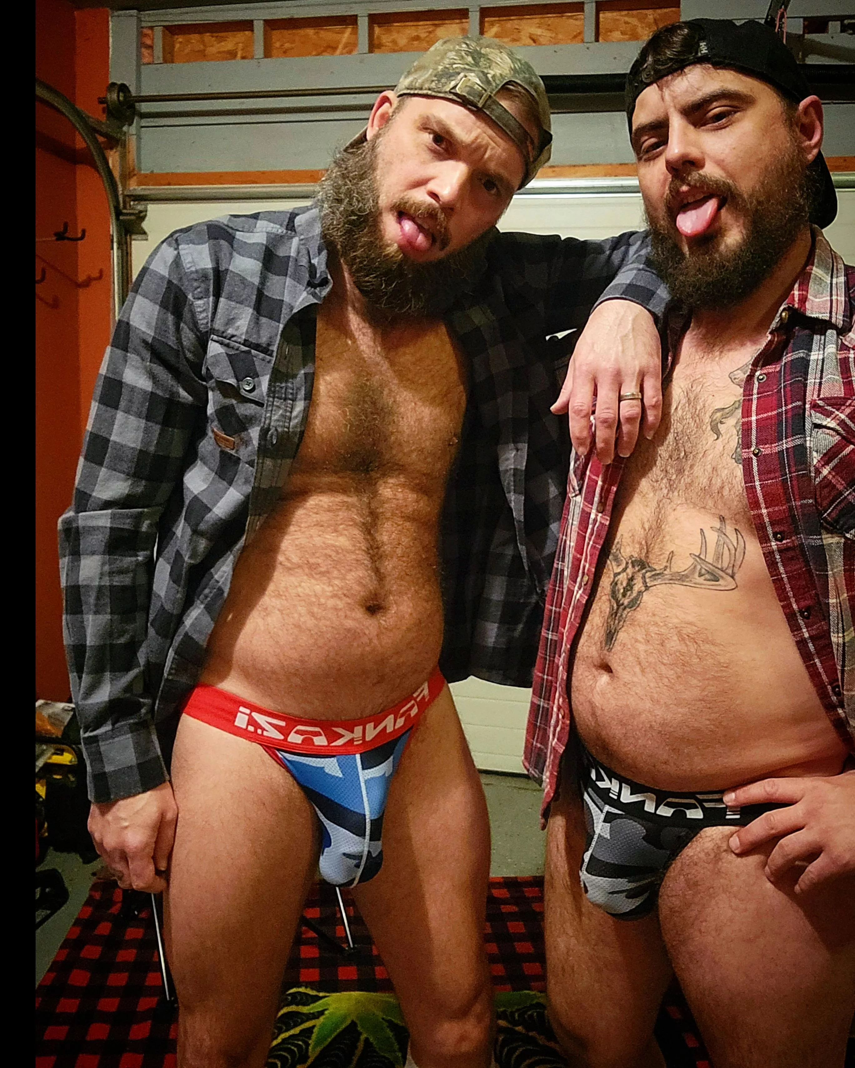 Getting tired and sweaty in the garage