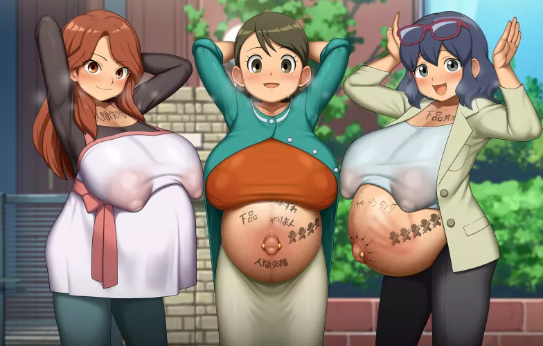 Greeted by mothers (WatashiABf77)