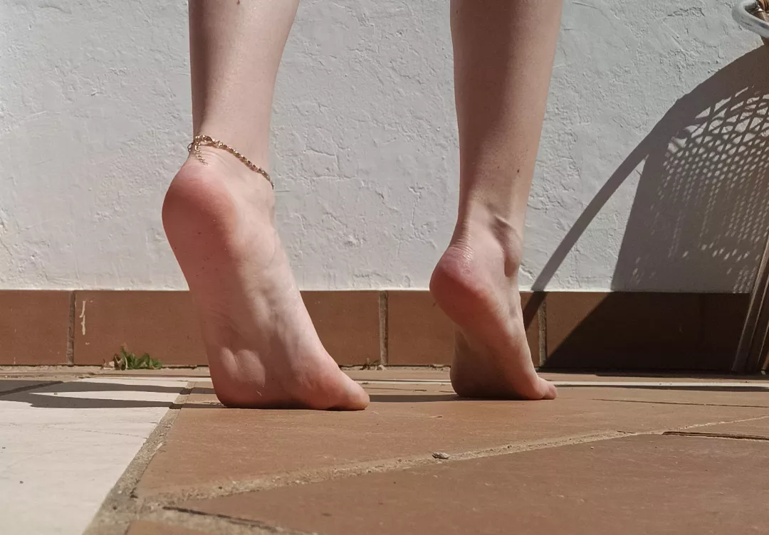 I hope you don't mind me walking barefoot