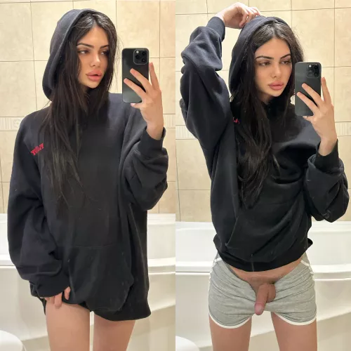 I really need a cuddle buddy. Would you still cuddle me now that I showed you my tiny little secret?