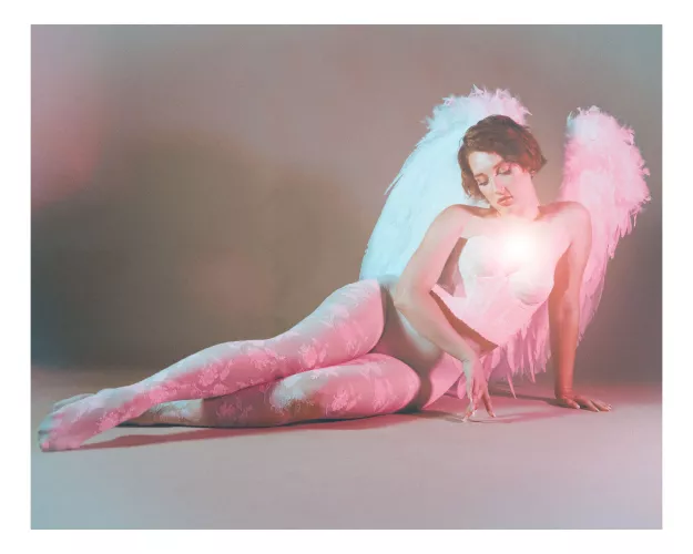 Ivory Flower Tights for Spring