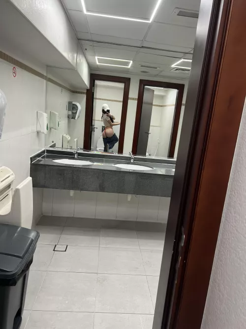 just turned 18, what would you do to me if you caught me sneaking in mens toilet