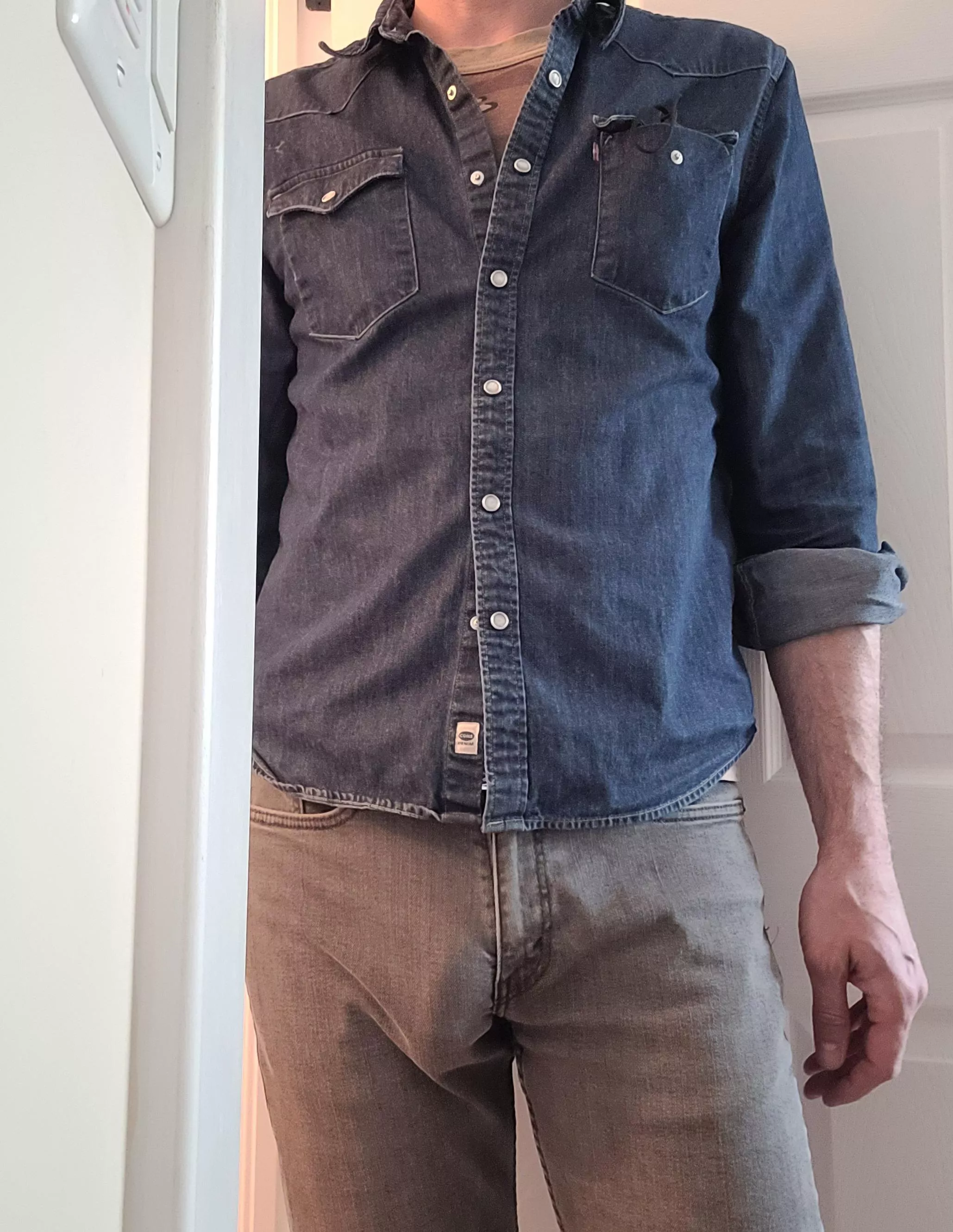 Monday denim bulge
