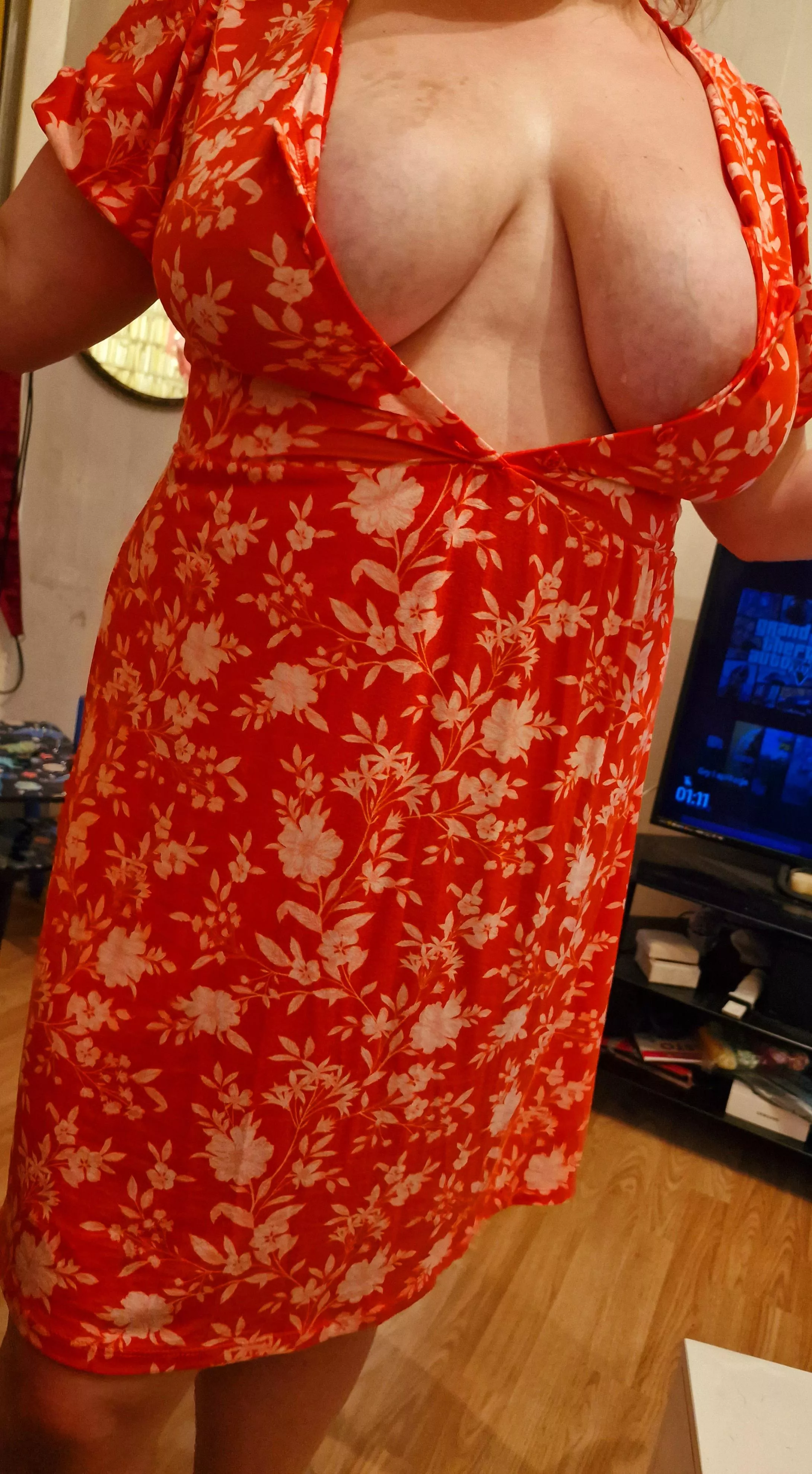 My cleavage may be too big sometimes