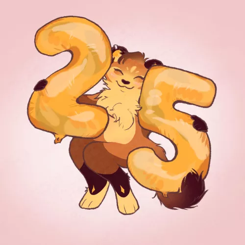 My partner got me some big balloon numbers to celebrate my birthday today! A quarter of a century, feels old 😳