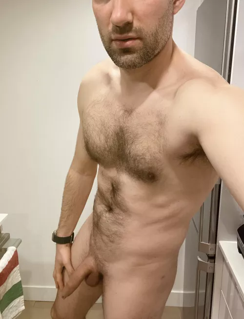 Nothing is better than preparing a meal naked:):)