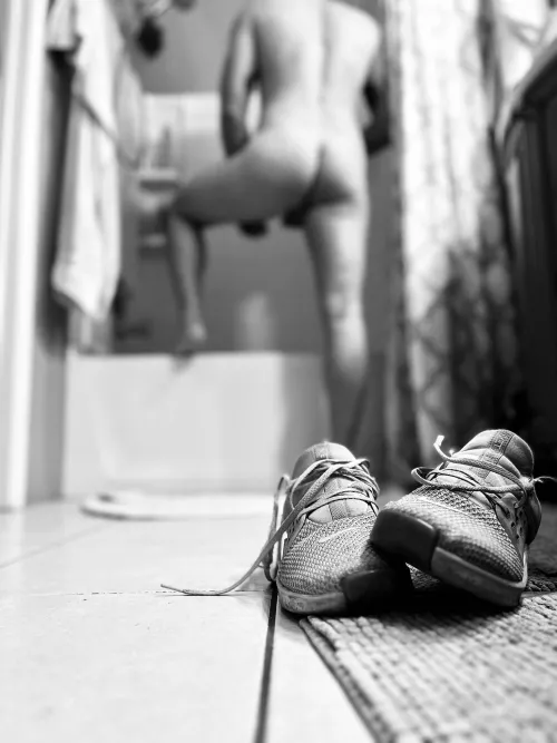 Post workout shower time