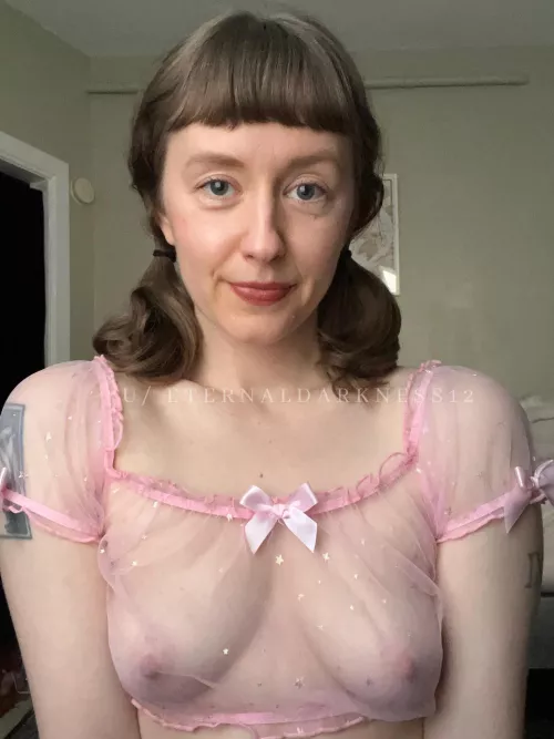 So cute and so see through! 💕