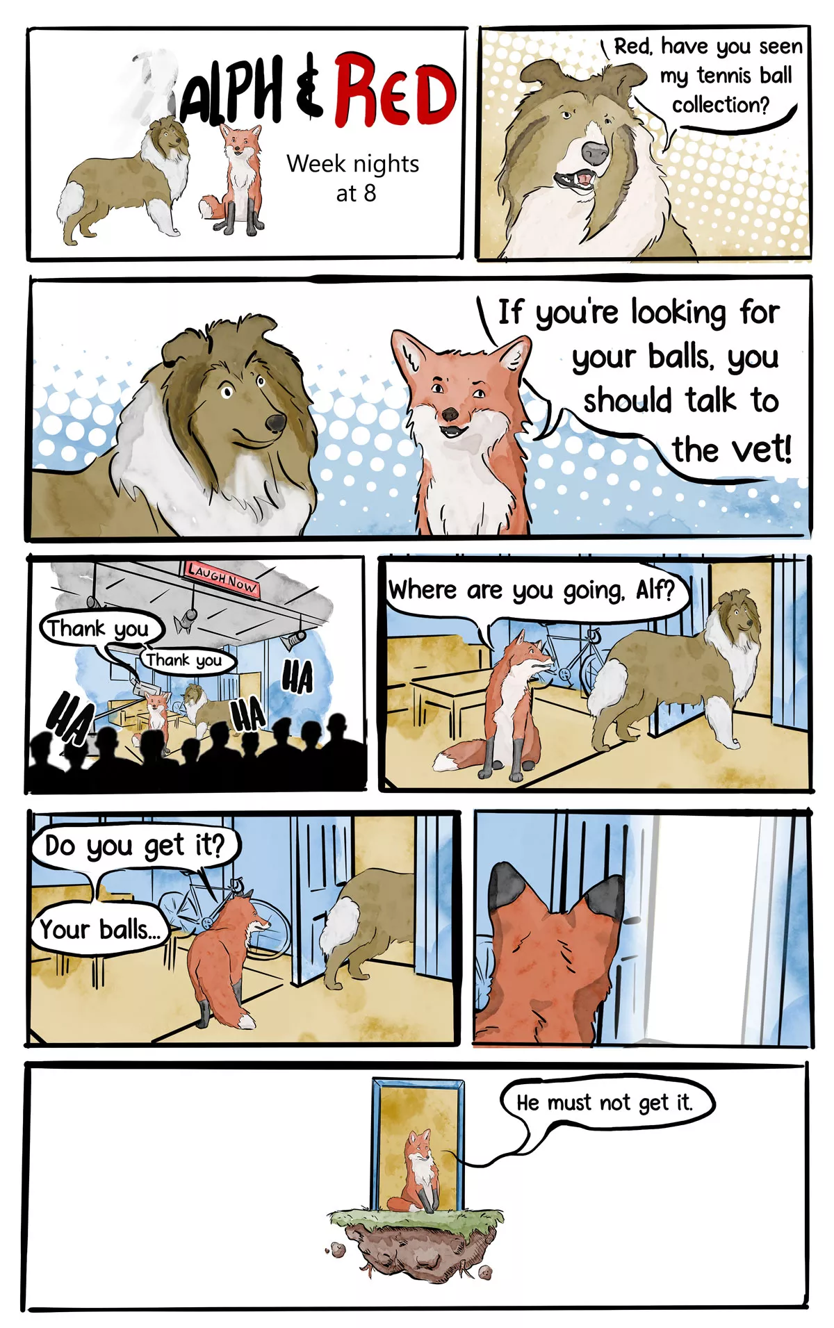 Tennis Balls and Fourth Walls - Ralph & Red