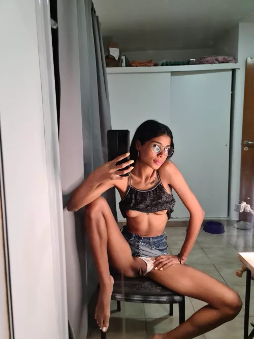 typical and comfortable nude selfie :)