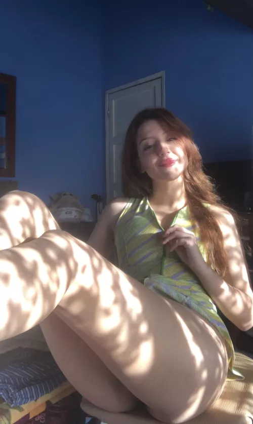 would it bother you if I sat like this in front of you?