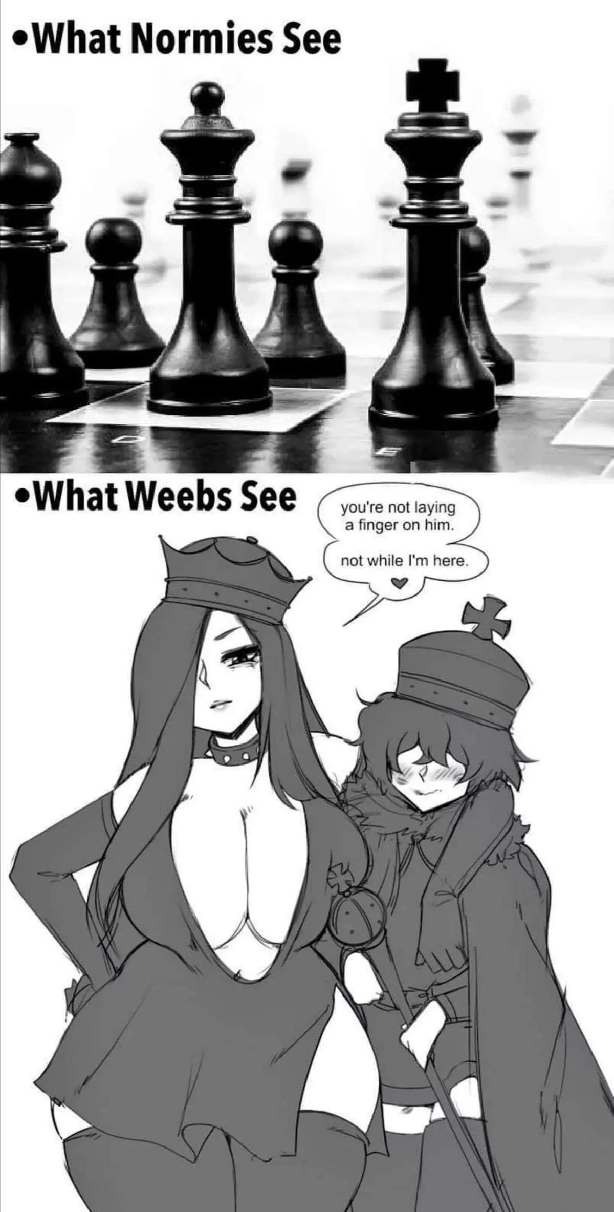 You know what? I might just have to start playing chess... You know what? I might just have to start playing chess...