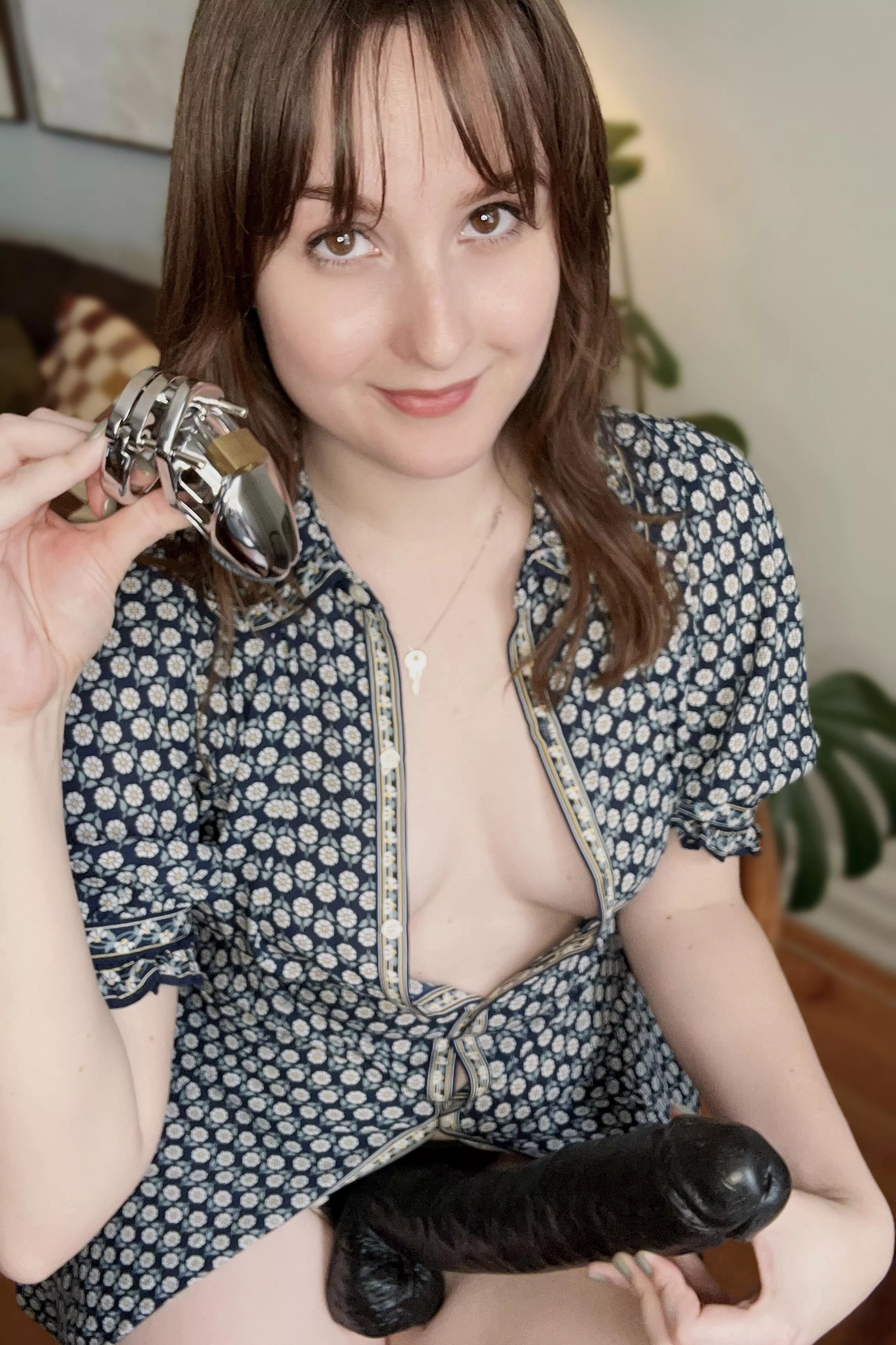 You’re going to take every inch of my cock and if don’t you’ll be locked up until your ass is fully trained