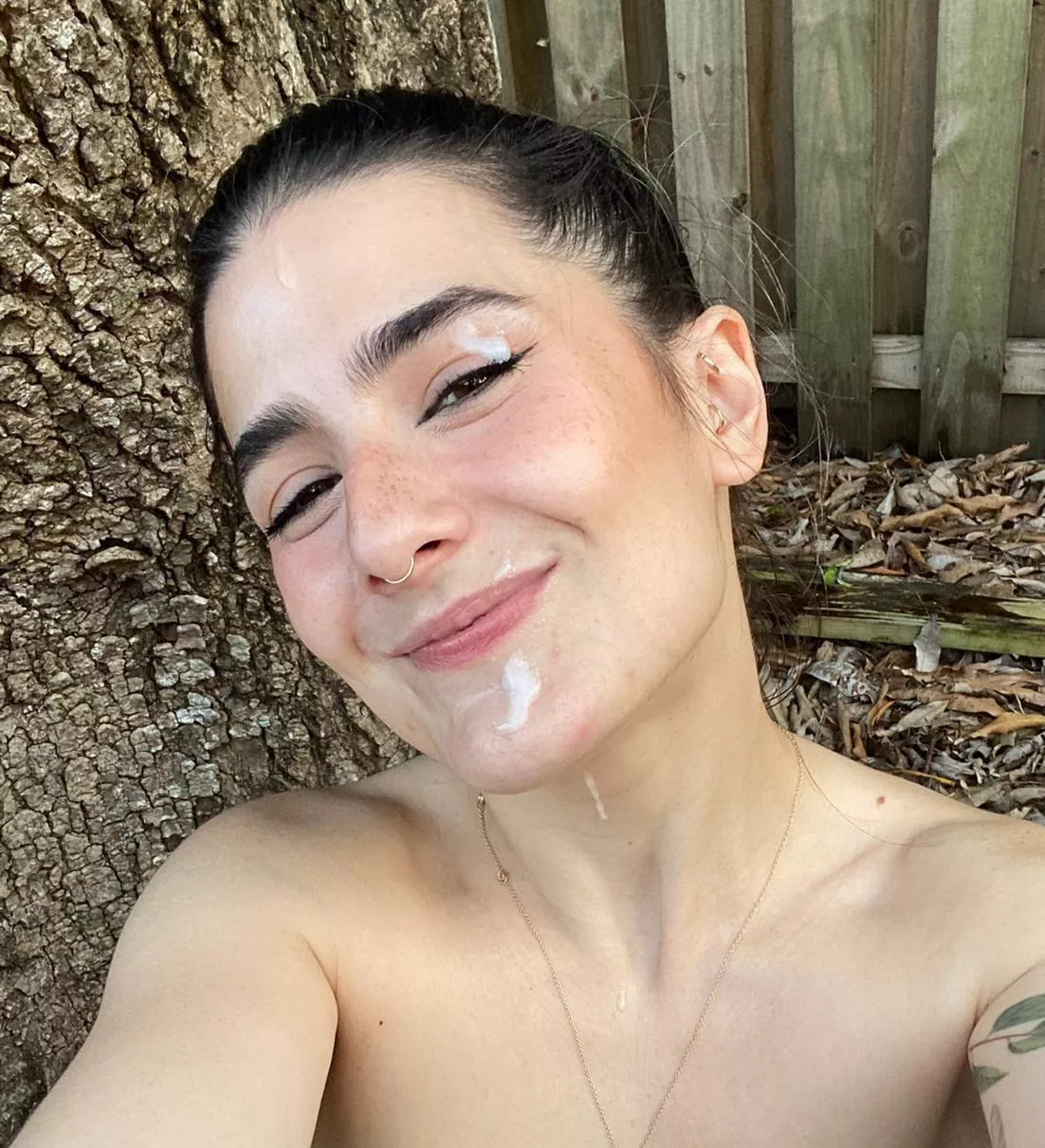 A beautiful day for an outdoor facial