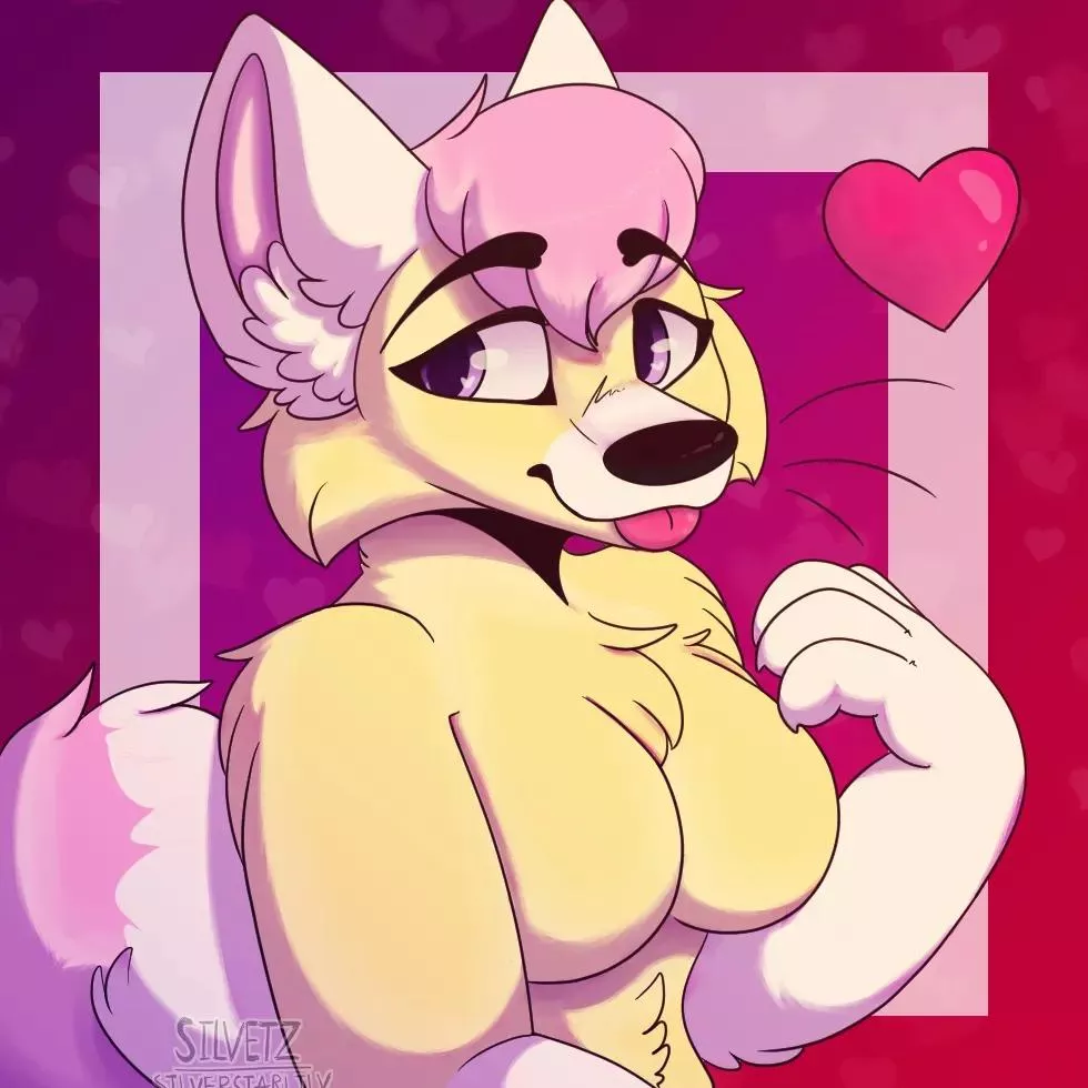 A fox named bear [art by me, silverstarlily on Twitter]