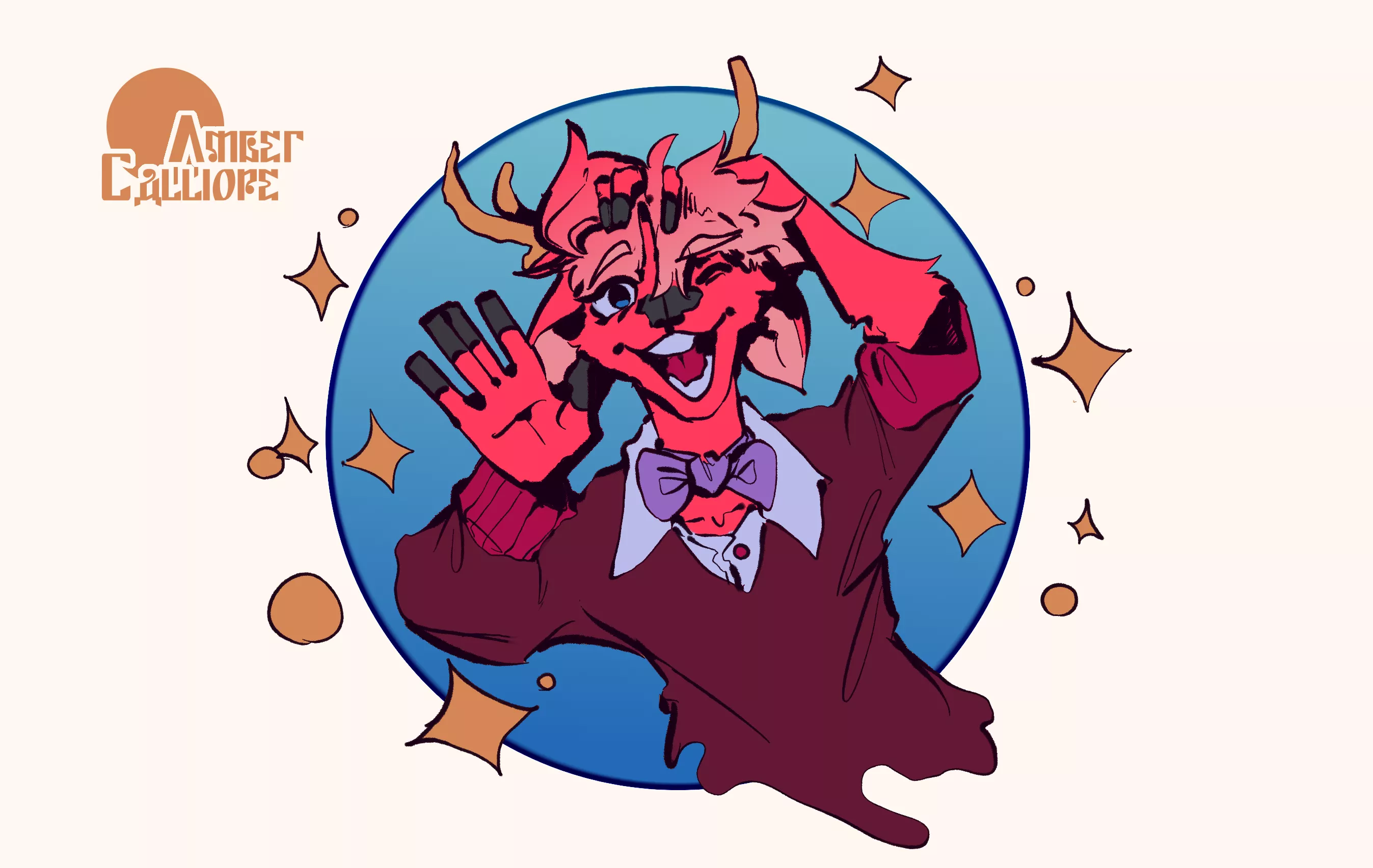 A gift for a deer! - a comm :D