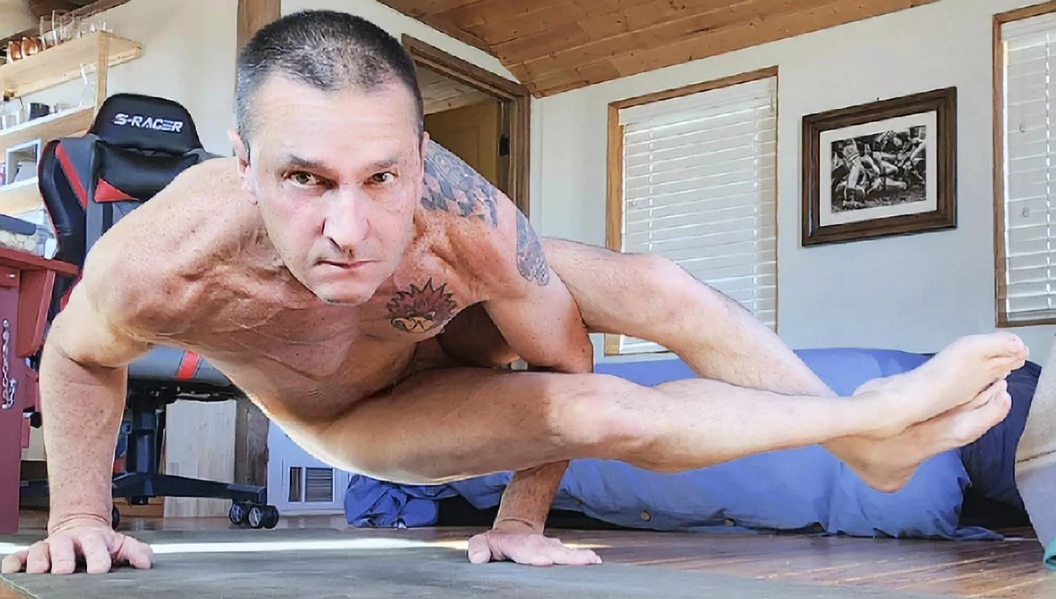 Arm balance routine this evening