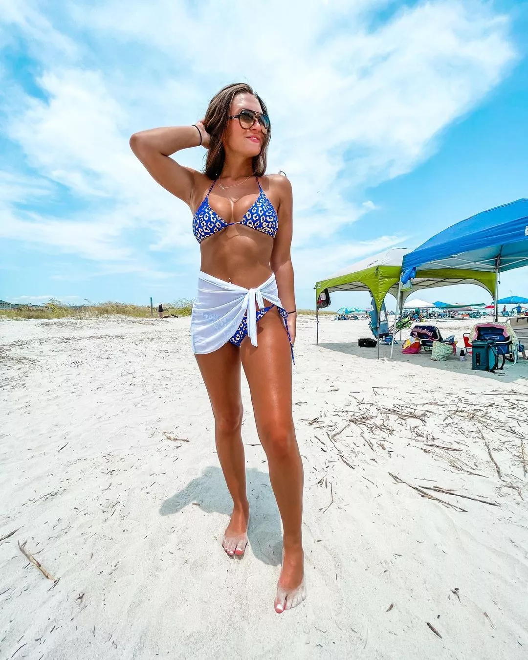 At the beach