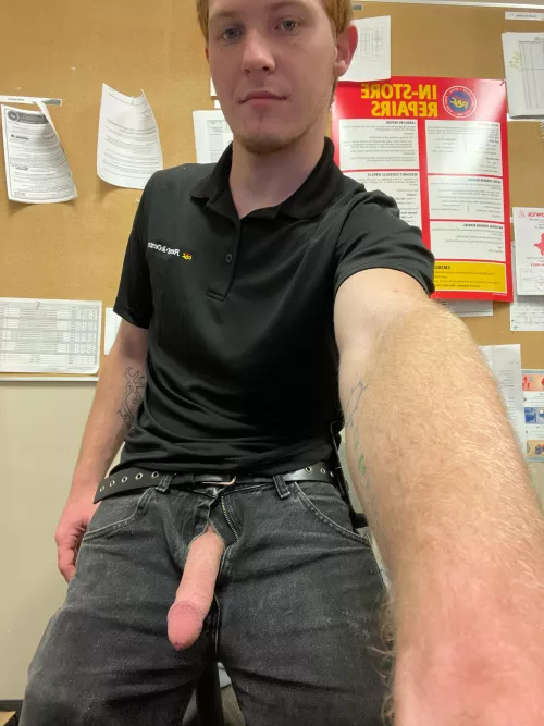 At work in the office