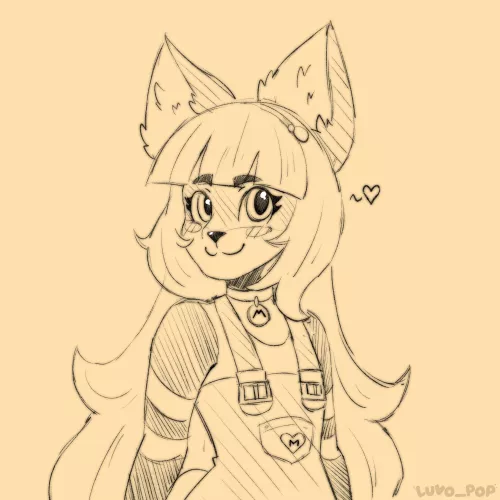 Back with a sketch~ (by luvo_pop)