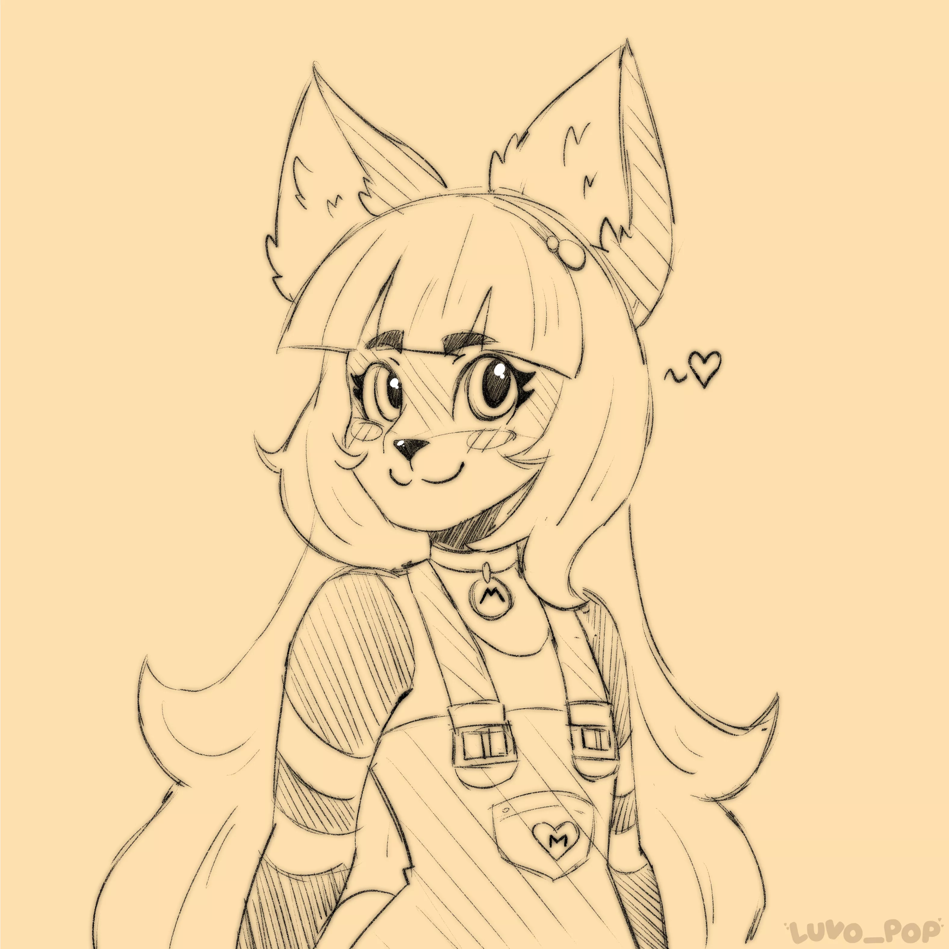 Back with a sketch~ (by luvo_pop)