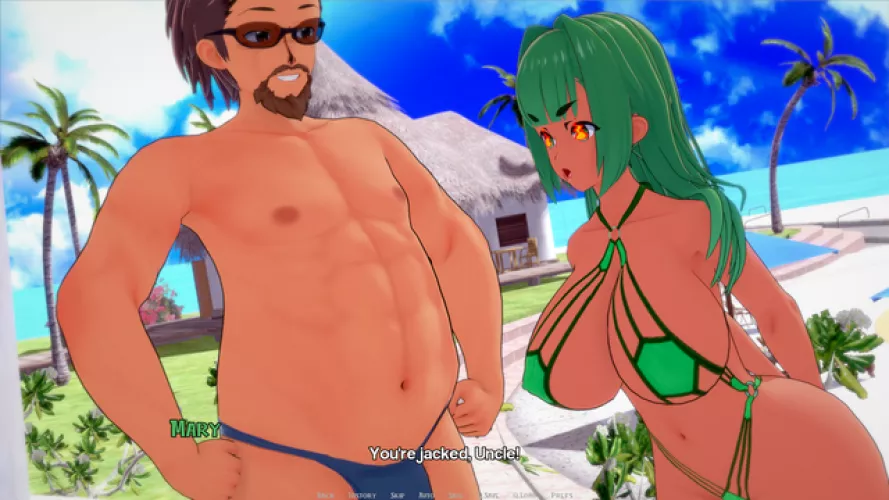 Big titties gf checks out buff rich old guy... what could go wrong? HNNNNG