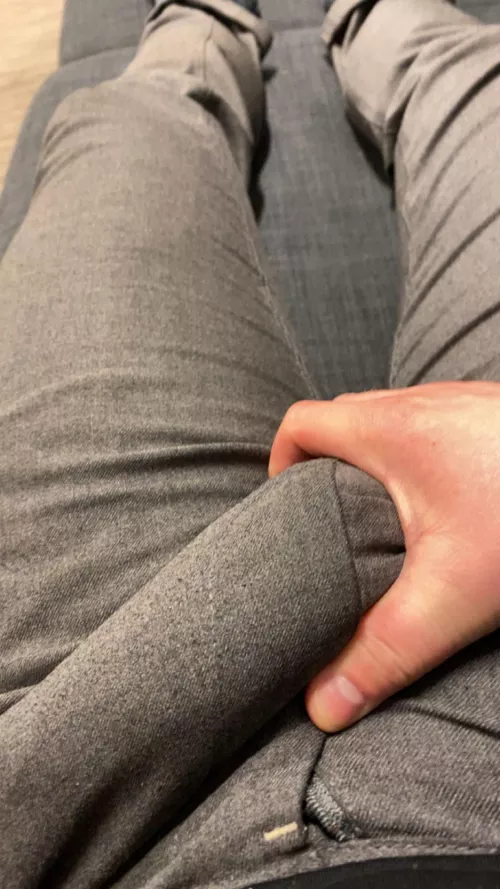 Bulge tough to hide at work lol